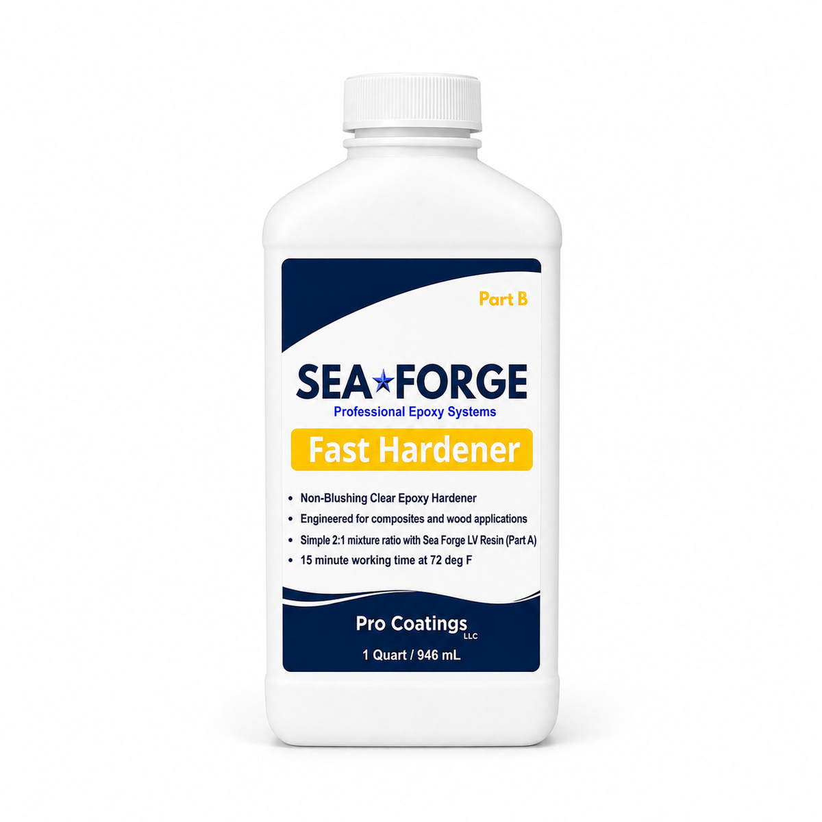 Sea•Forge Fast Epoxy Hardener – 2:1 Non-Blush